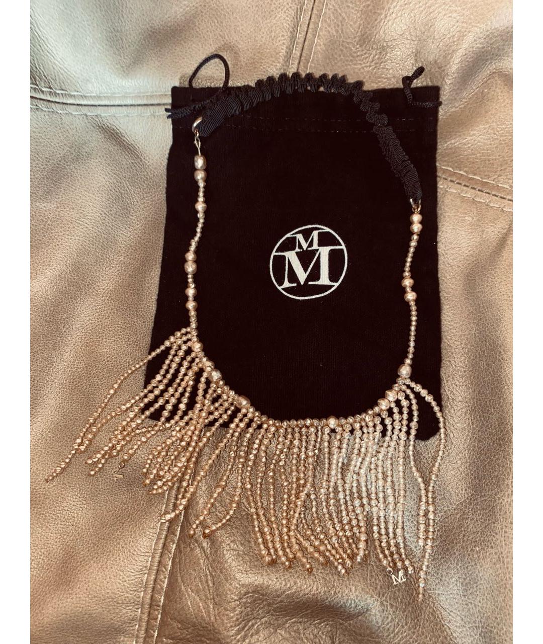 MAISON MICHEL Бежевая повязка на голову, фото 2