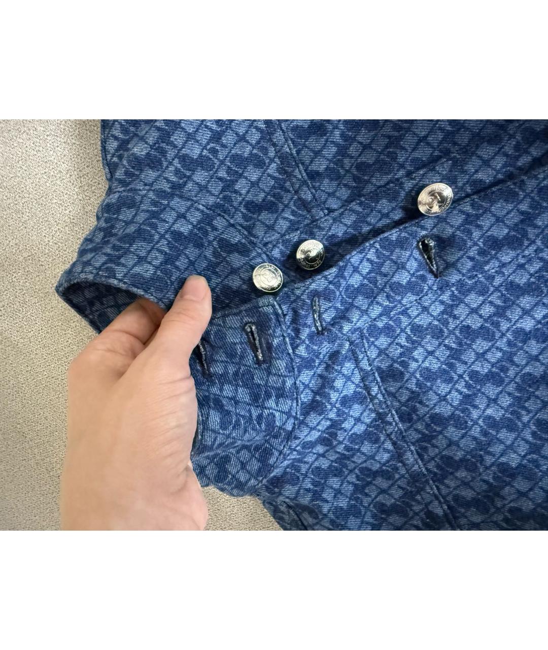 COURREGES Синяя деним куртка, фото 3