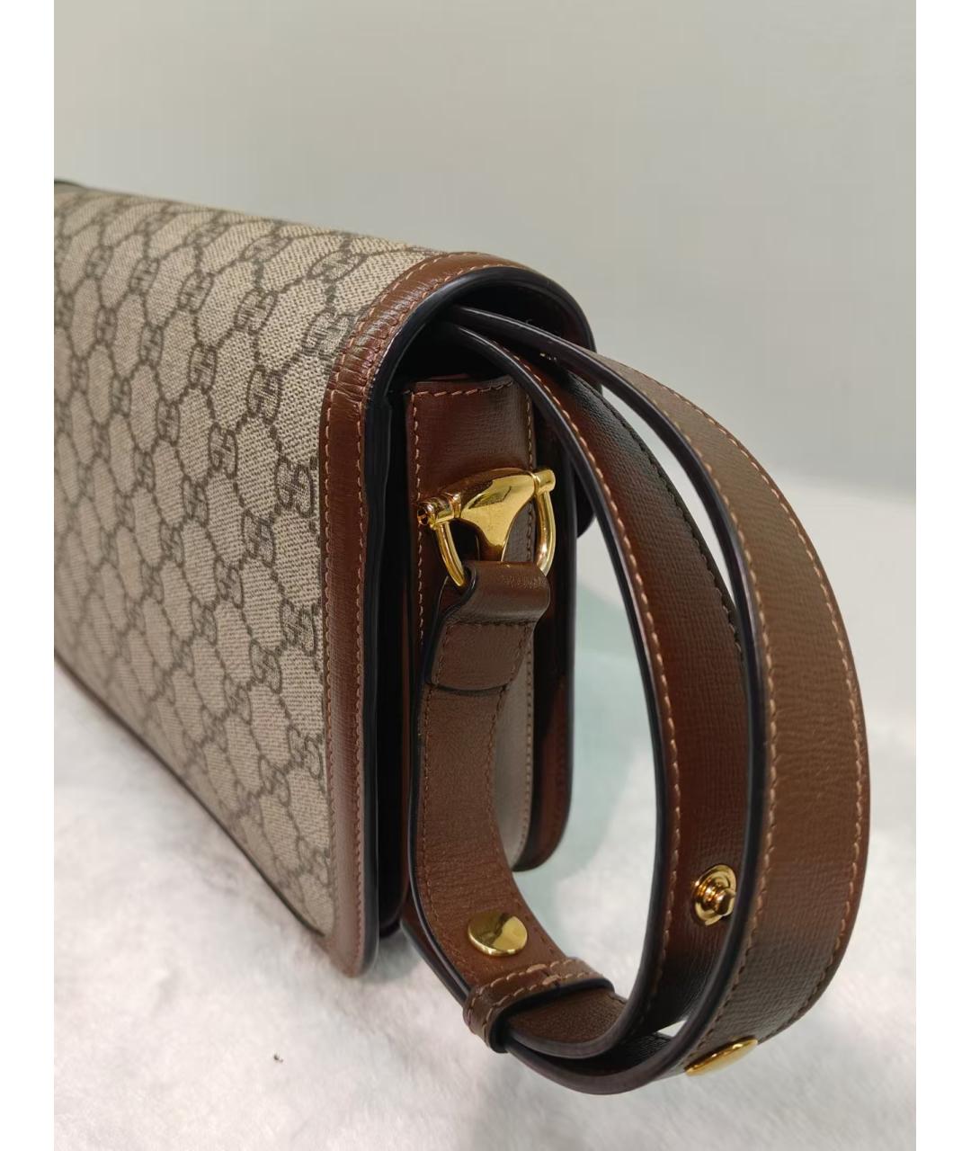 GUCCI Коричневая сумка через плечо, фото 5