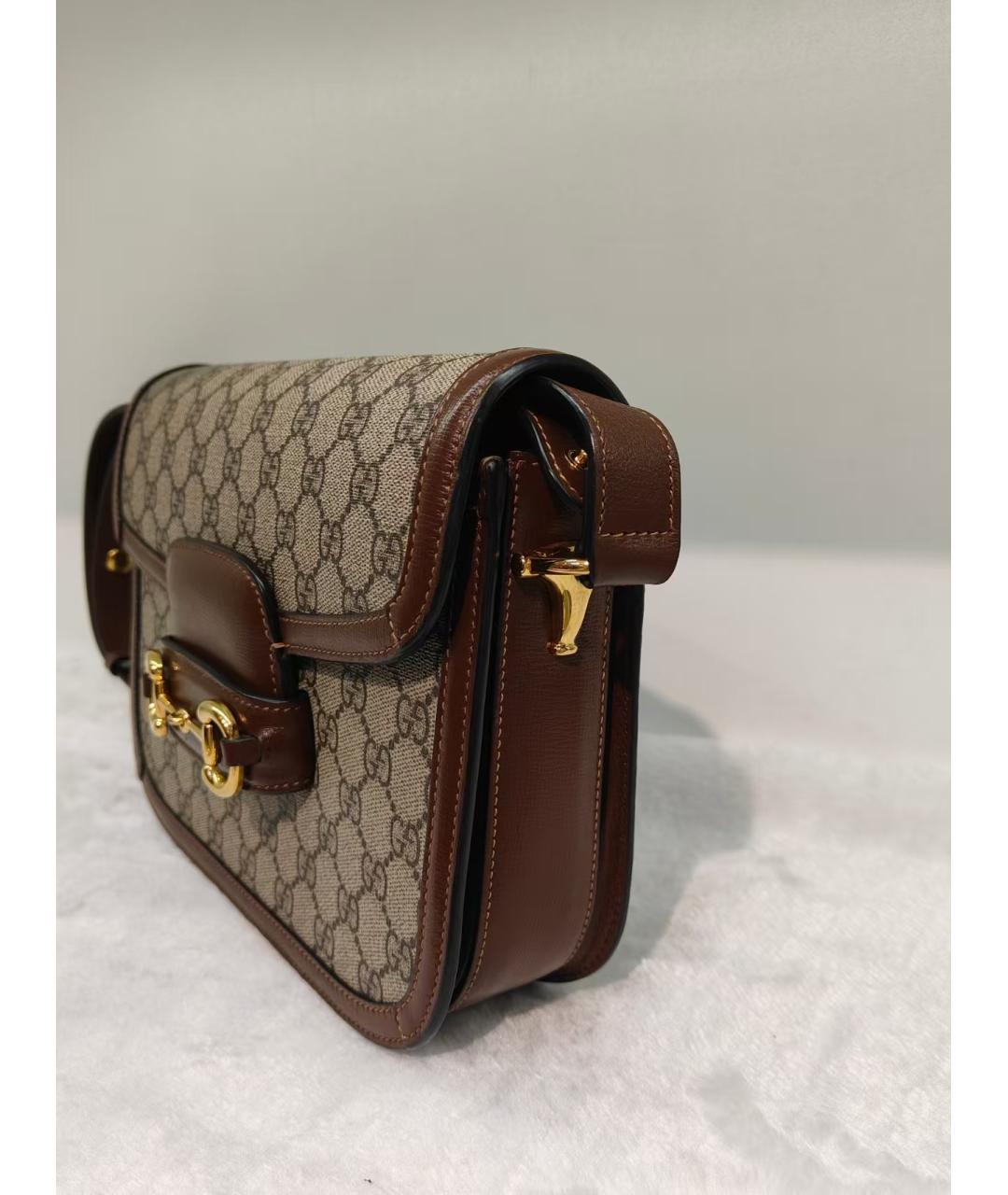 GUCCI Коричневая сумка через плечо, фото 3