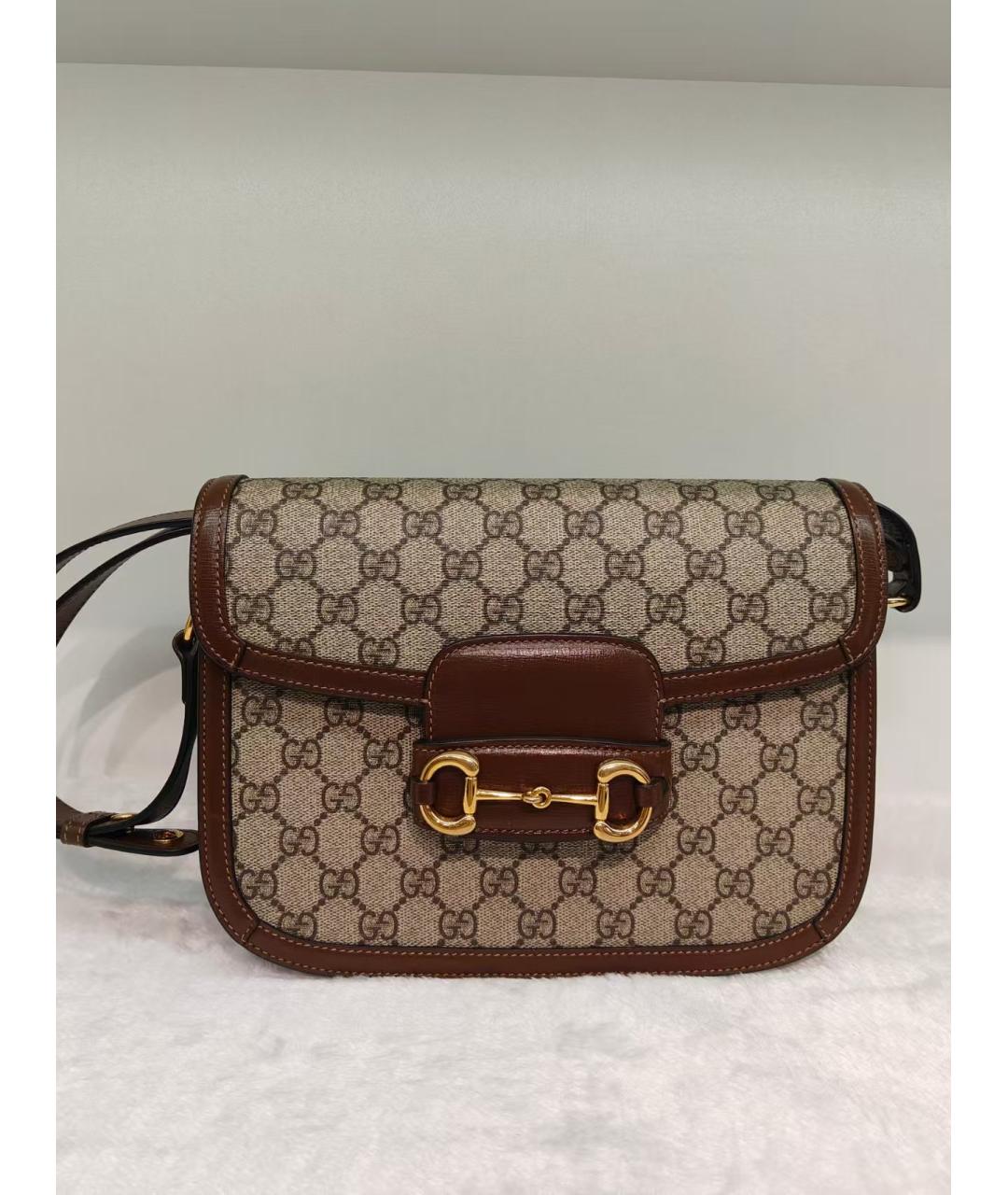 GUCCI Коричневая сумка через плечо, фото 2