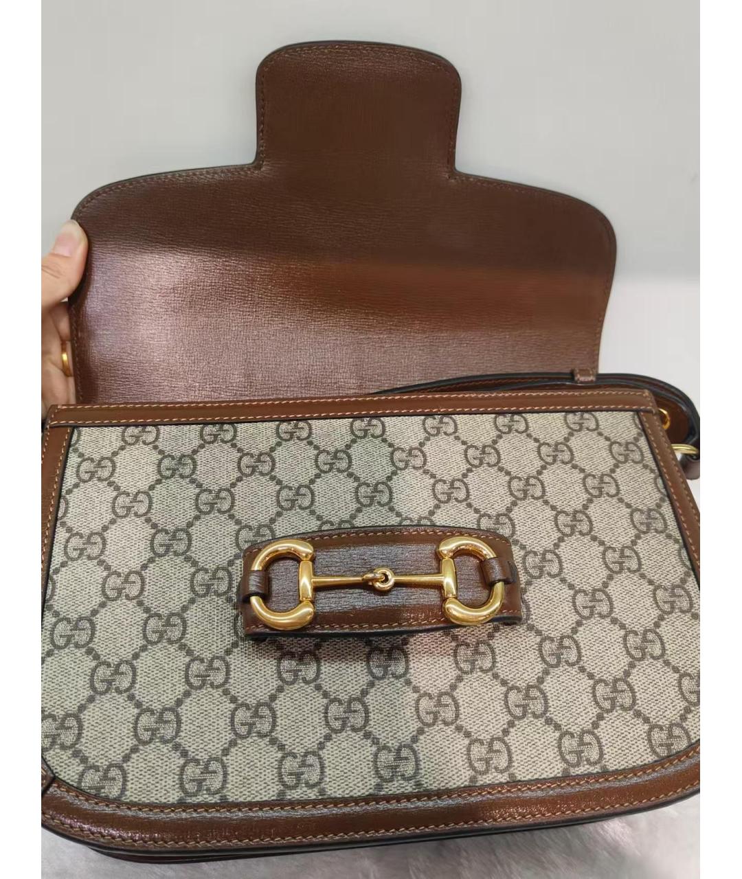 GUCCI Коричневая сумка через плечо, фото 7