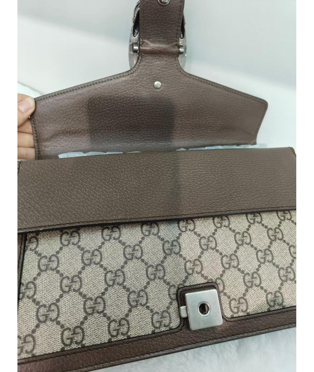 GUCCI Коричневая сумка через плечо, фото 6