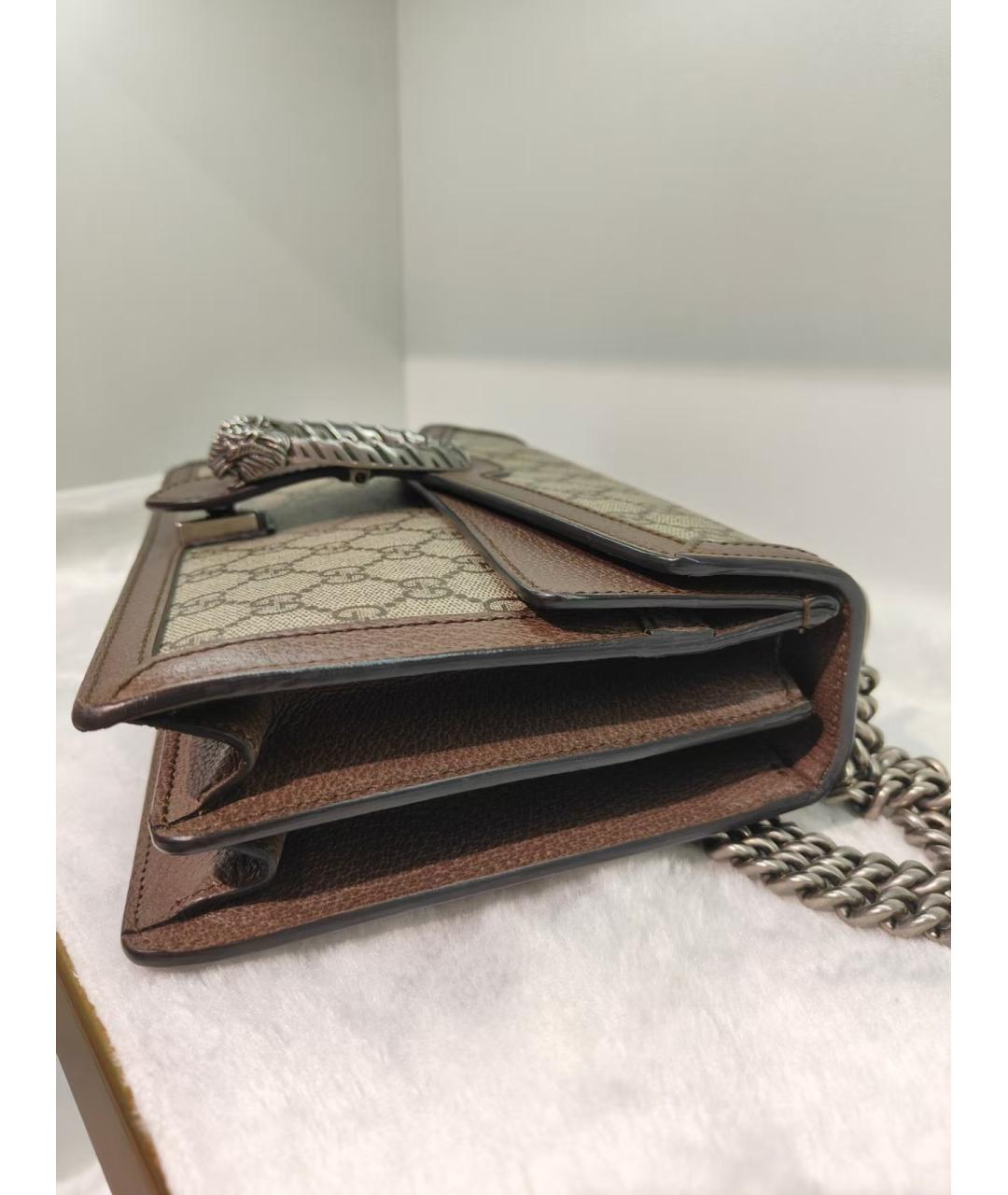 GUCCI Коричневая сумка через плечо, фото 5