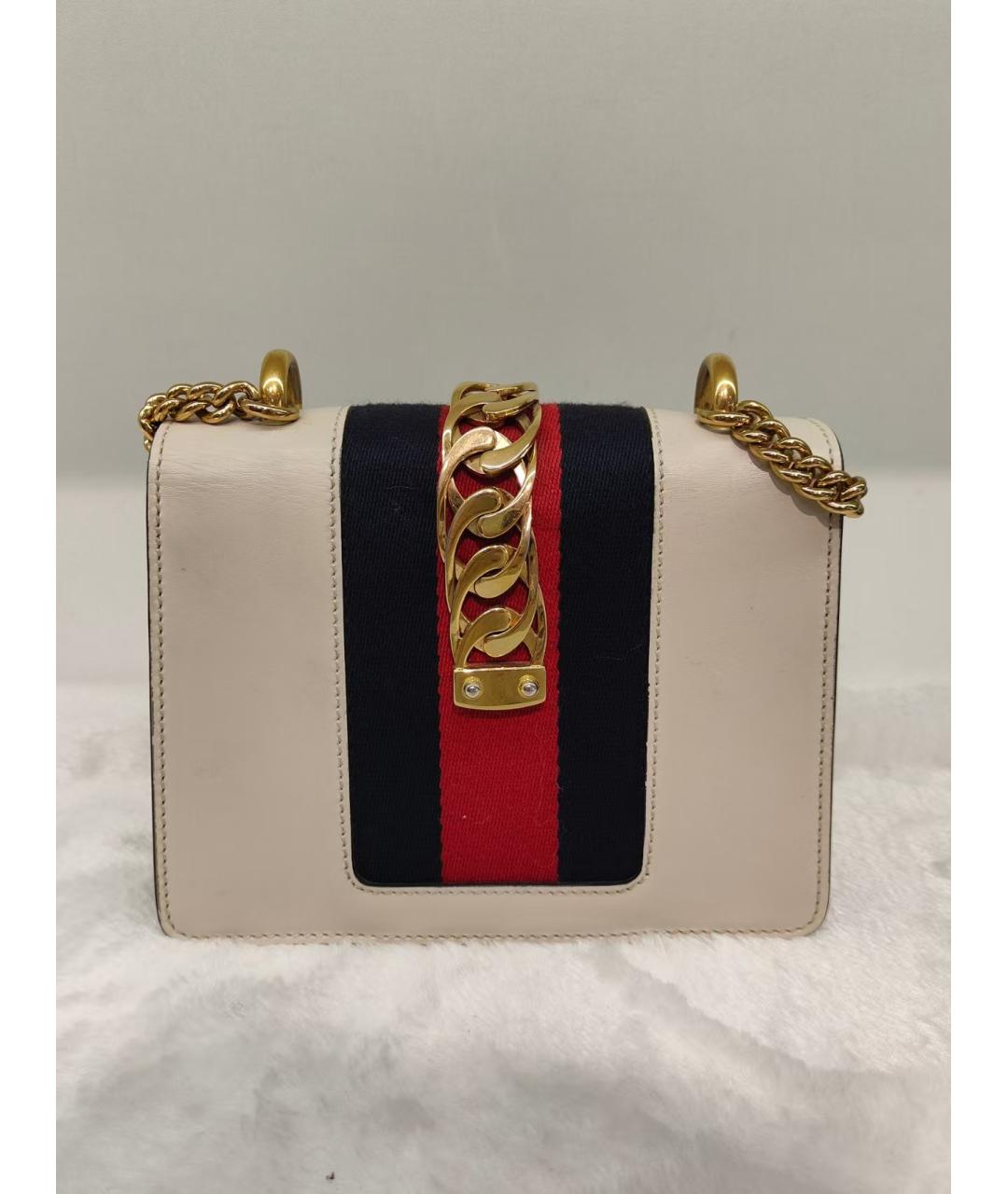 GUCCI Белая сумка через плечо, фото 6