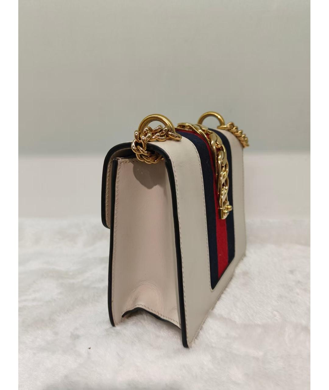 GUCCI Белая сумка через плечо, фото 4