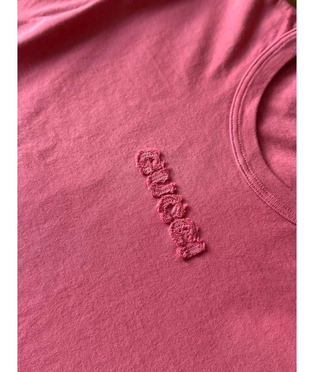 GUCCI Коралловая футболка, фото 7