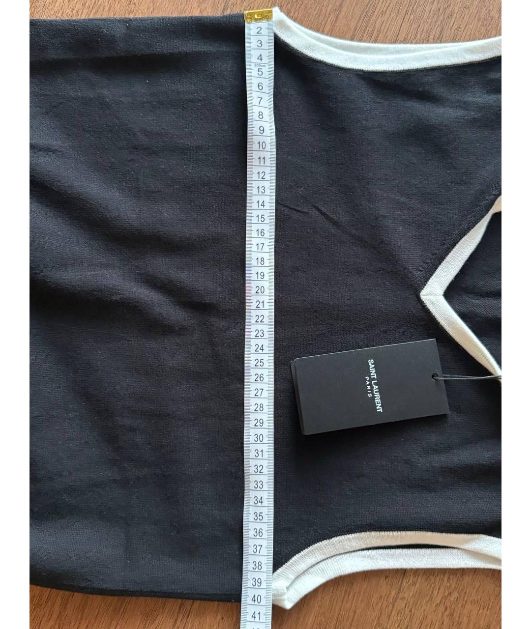 SAINT LAURENT Черный джемпер / свитер, фото 2