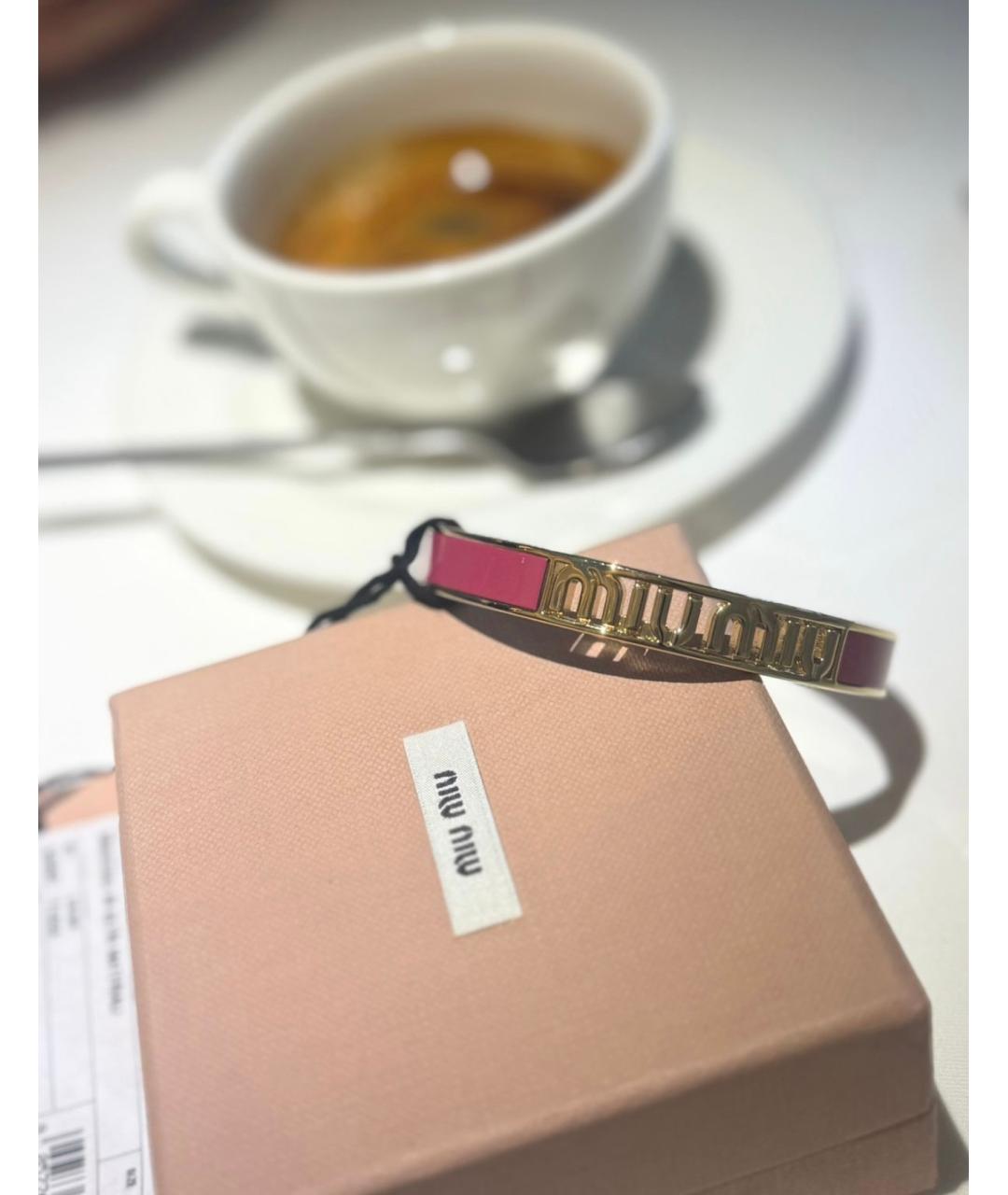 MIU MIU Металлический браслет, фото 5