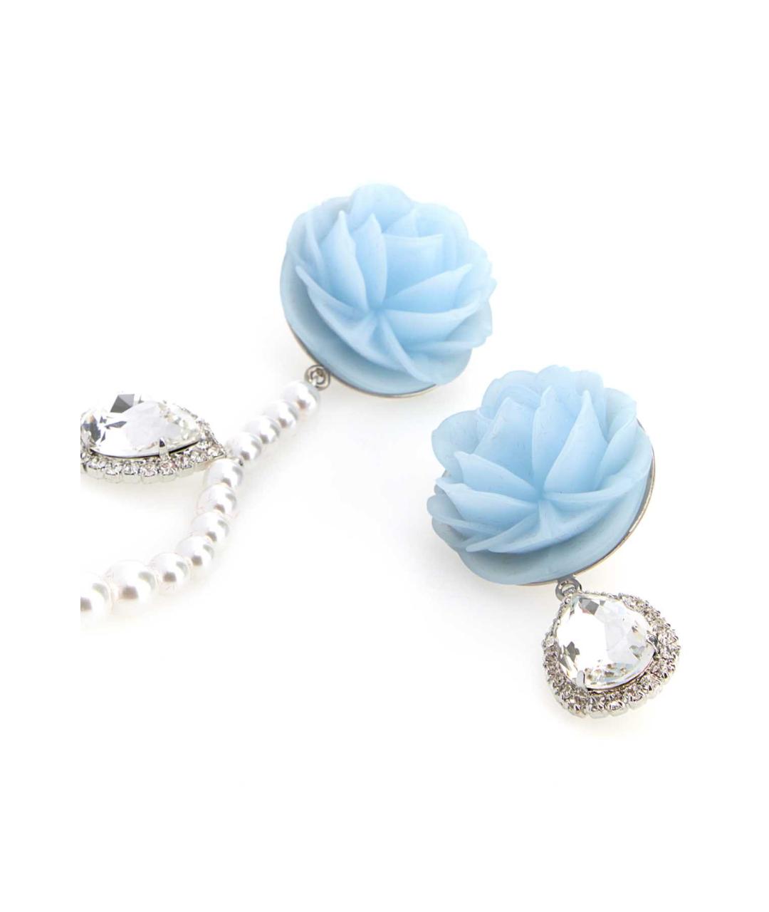 MAGDA BUTRYM Голубые металлические серьги, фото 2