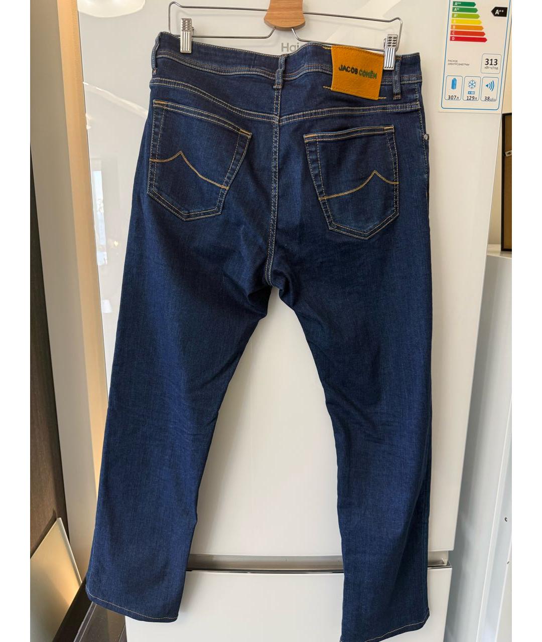 JACOB COHEN Темно-синие хлопковые джинсы, фото 2