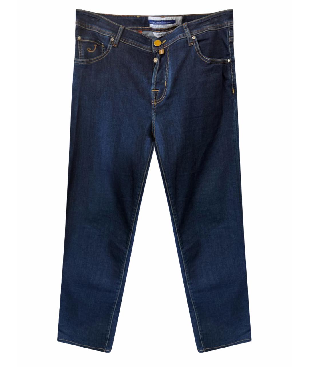 JACOB COHEN Темно-синие хлопковые джинсы, фото 1