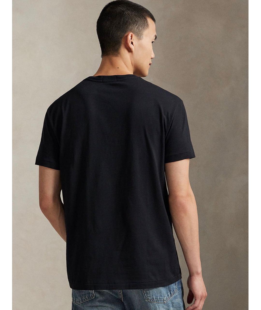 POLO RALPH LAUREN Черная хлопковая футболка, фото 4