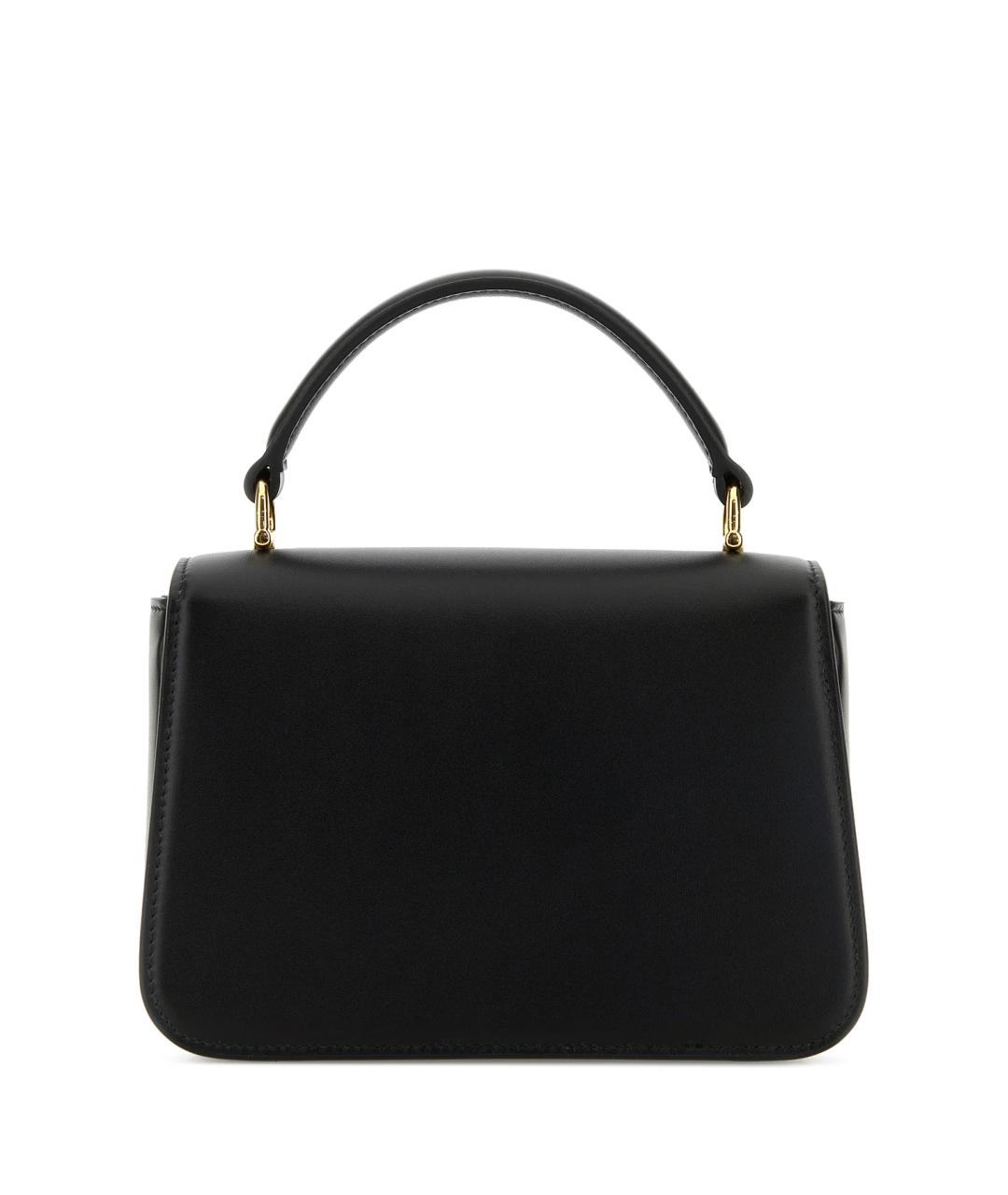 GUCCI Черная кожаная сумка с короткими ручками, фото 3