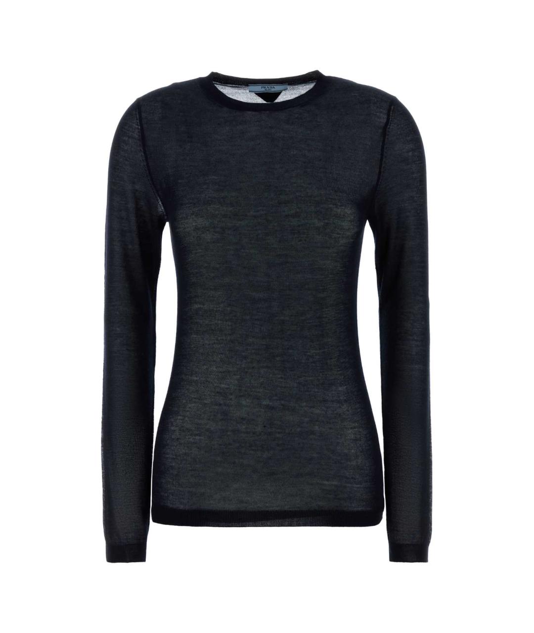 PRADA Синий кашемировый джемпер / свитер, фото 1