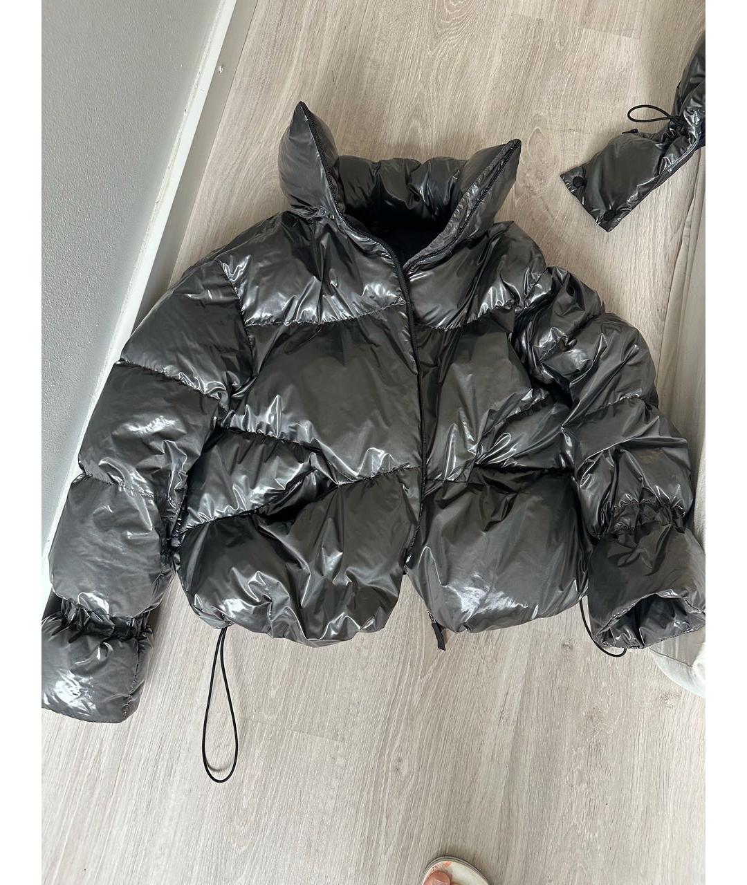 HERNO Серебрянный полиэстеровый пуховик, фото 5