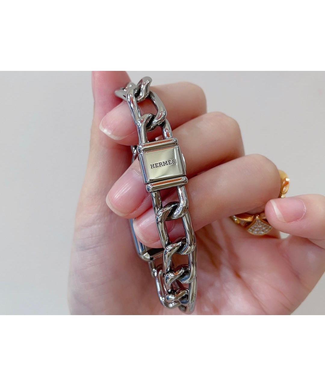 HERMES Серебряные часы, фото 7