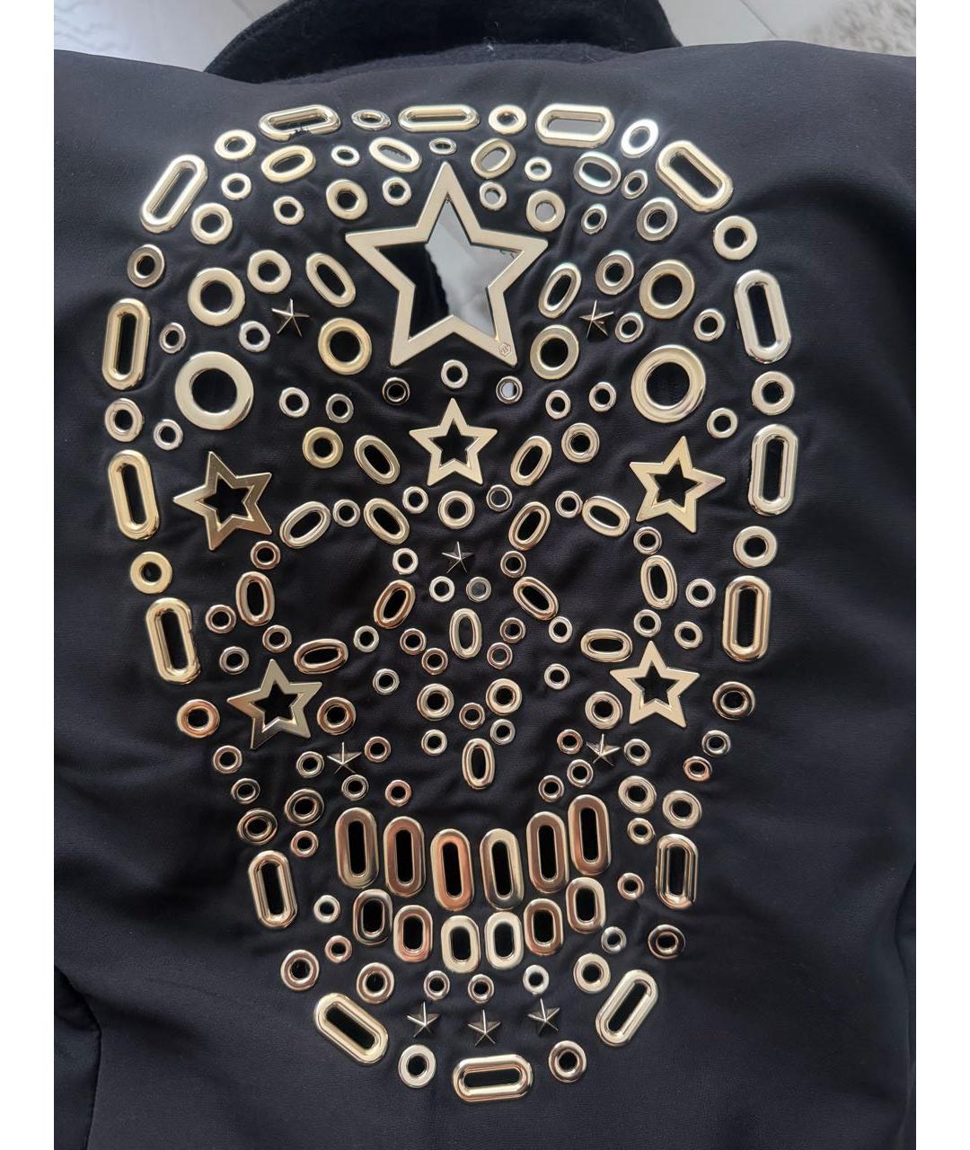 PHILIPP PLEIN Черный полиэстеровый жакет/пиджак, фото 5