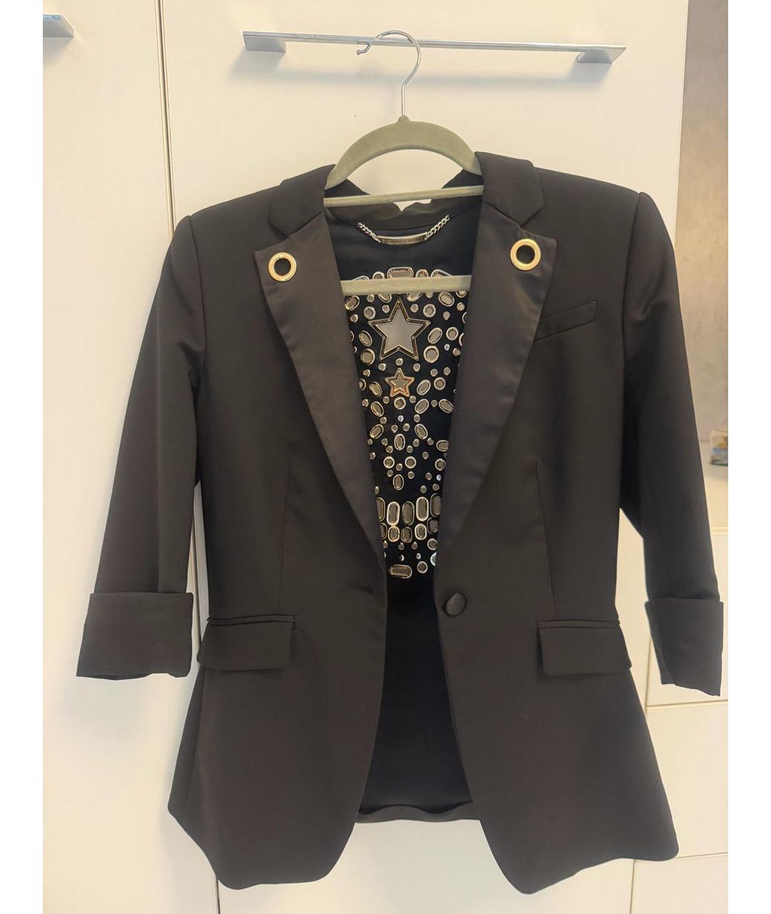 PHILIPP PLEIN Черный полиэстеровый жакет/пиджак, фото 1