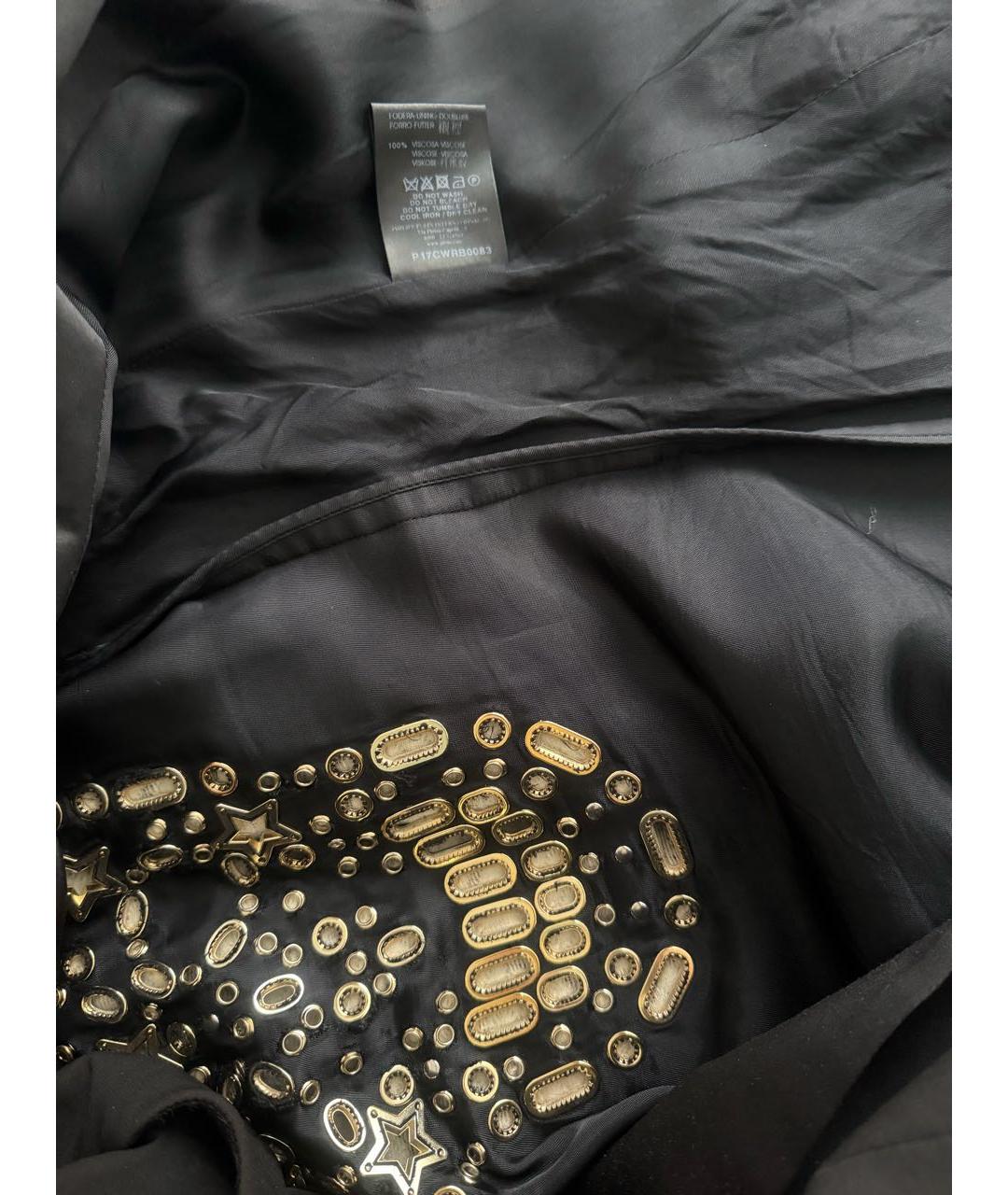 PHILIPP PLEIN Черный полиэстеровый жакет/пиджак, фото 8