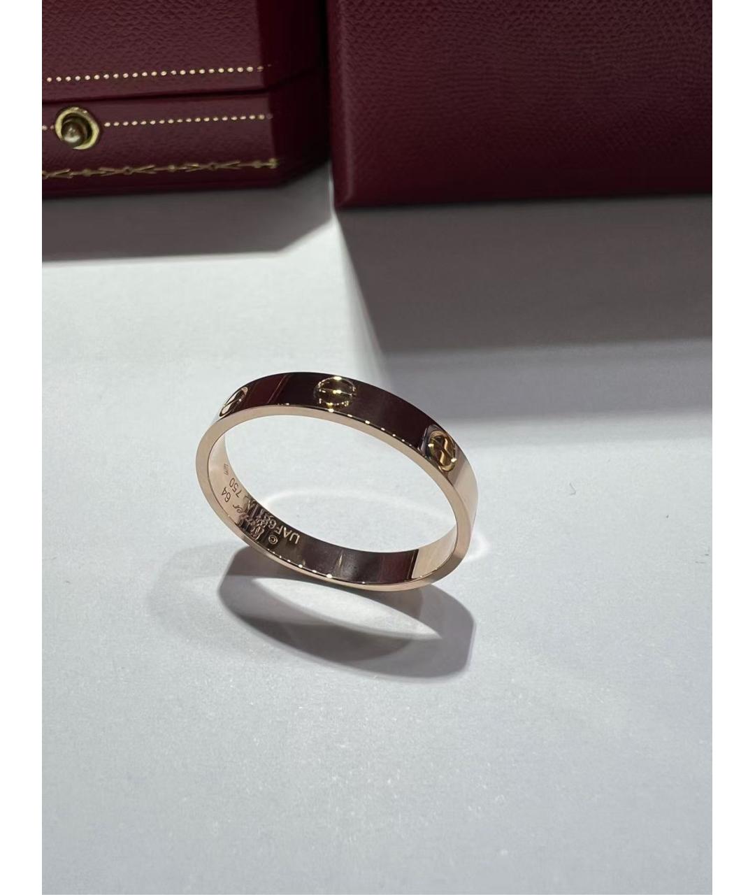 CARTIER Золотое кольцо из розового золота, фото 4