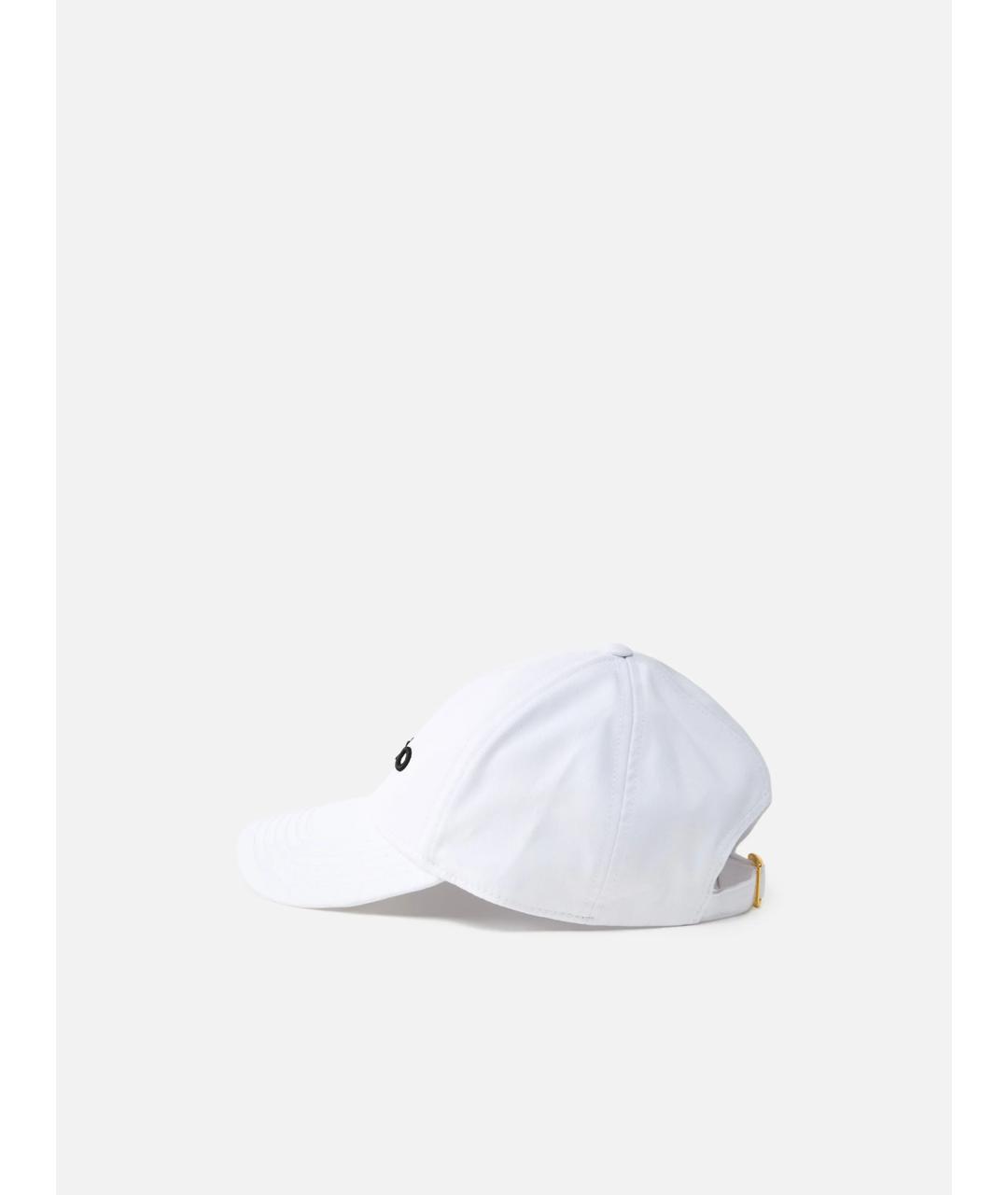 PINKO Белая хлопковая кепка, фото 3