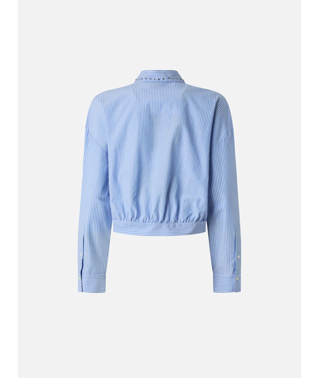 PINKO Голубая хлопковая рубашка, фото 6