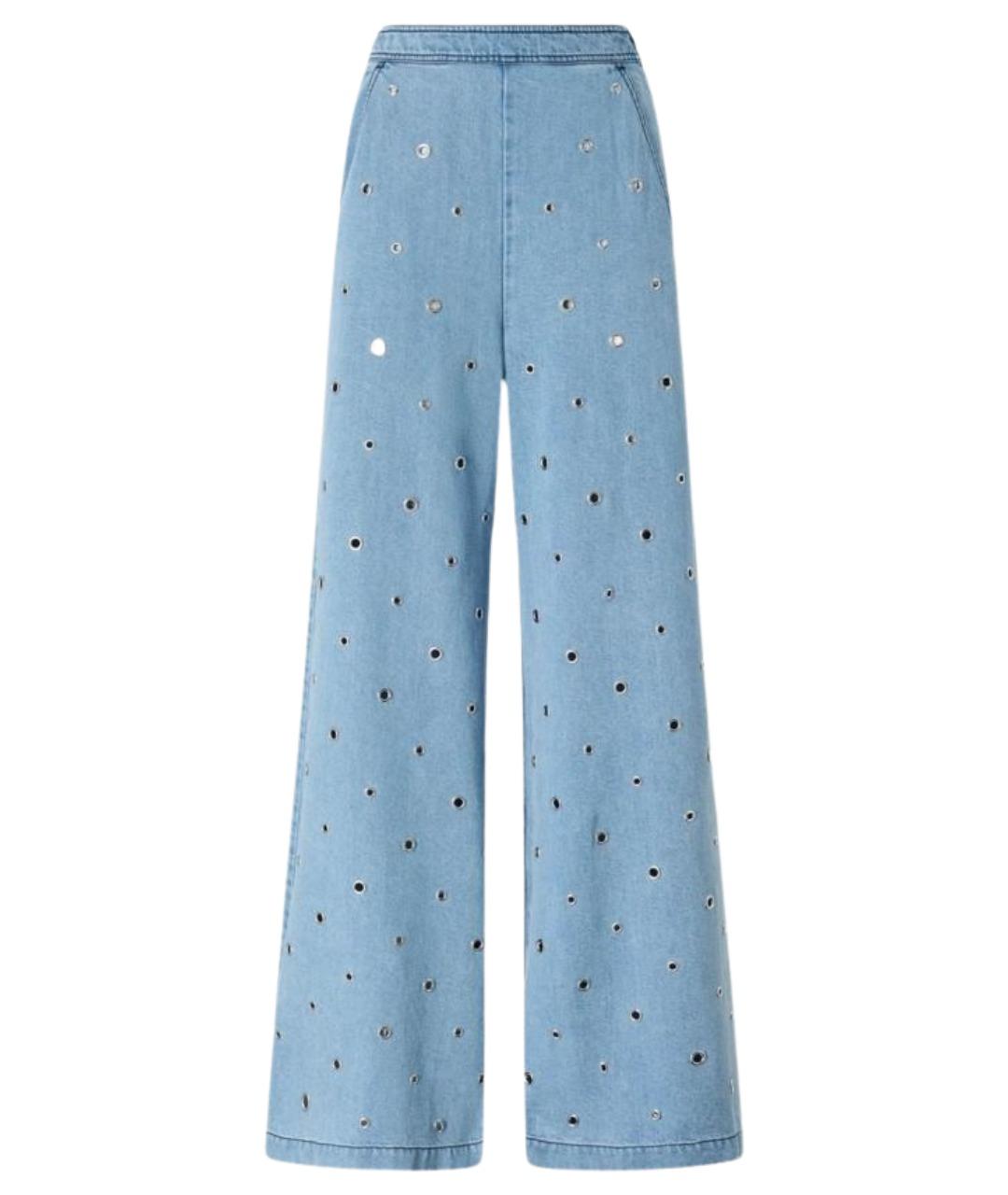 PINKO Голубые джинсы клеш, фото 1