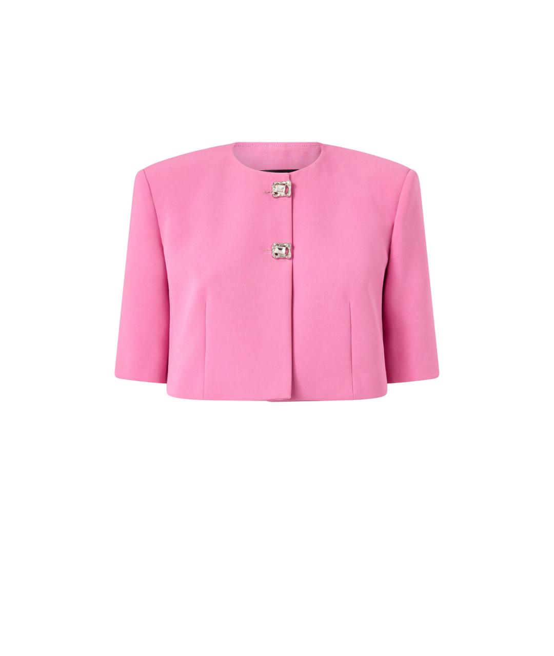 PINKO Розовый полиэстеровый жакет/пиджак, фото 1