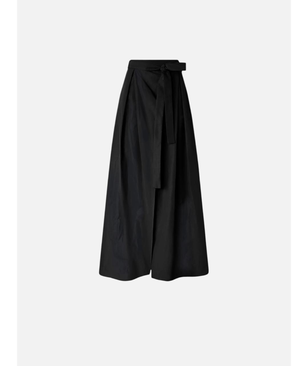 PINKO Черная полиэстеровая юбка макси, фото 7
