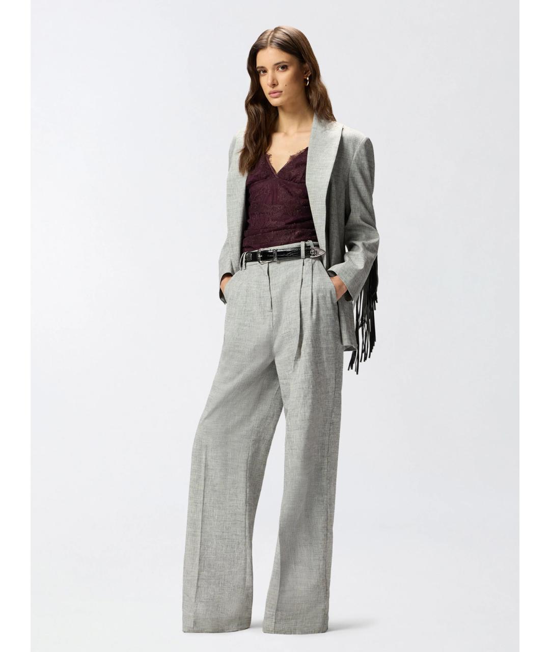 PINKO Бордовая полиамидовая майка, фото 2