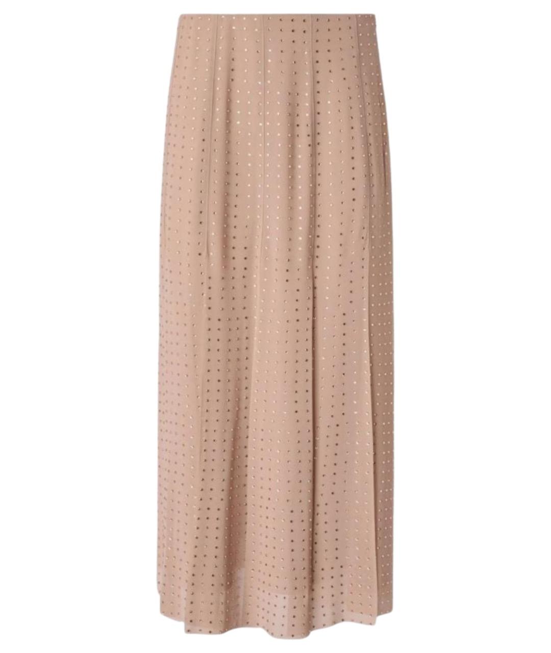 PINKO Розовая полиэстеровая юбка миди, фото 1