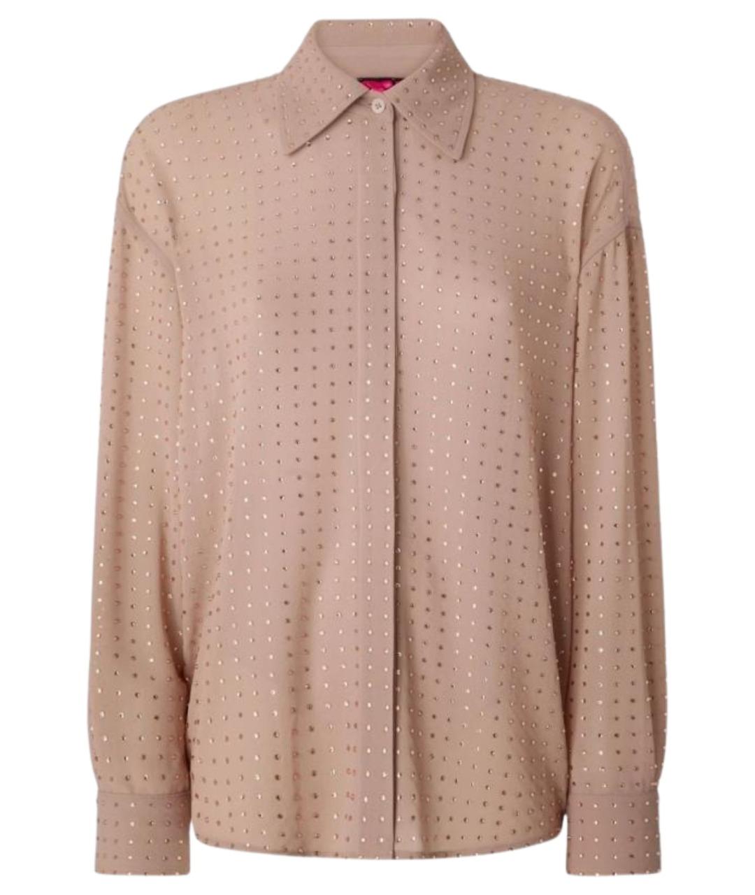 PINKO Бежевая полиэстеровая рубашка, фото 1