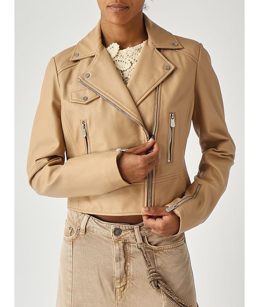 PINKO Бежевая куртка, фото 5