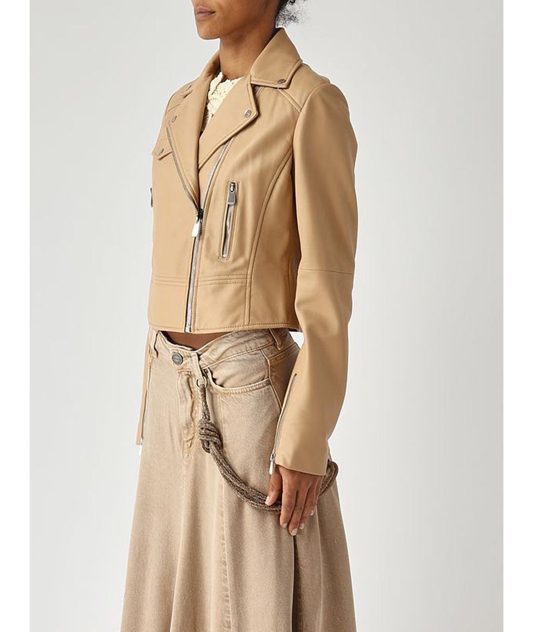 PINKO Бежевая куртка, фото 3