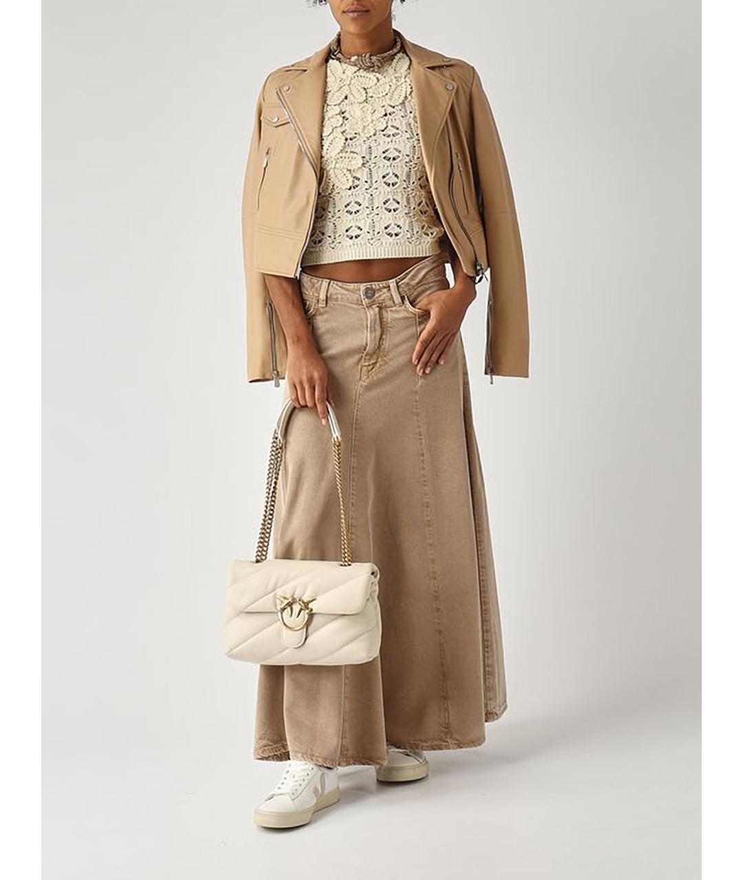 PINKO Бежевая куртка, фото 2