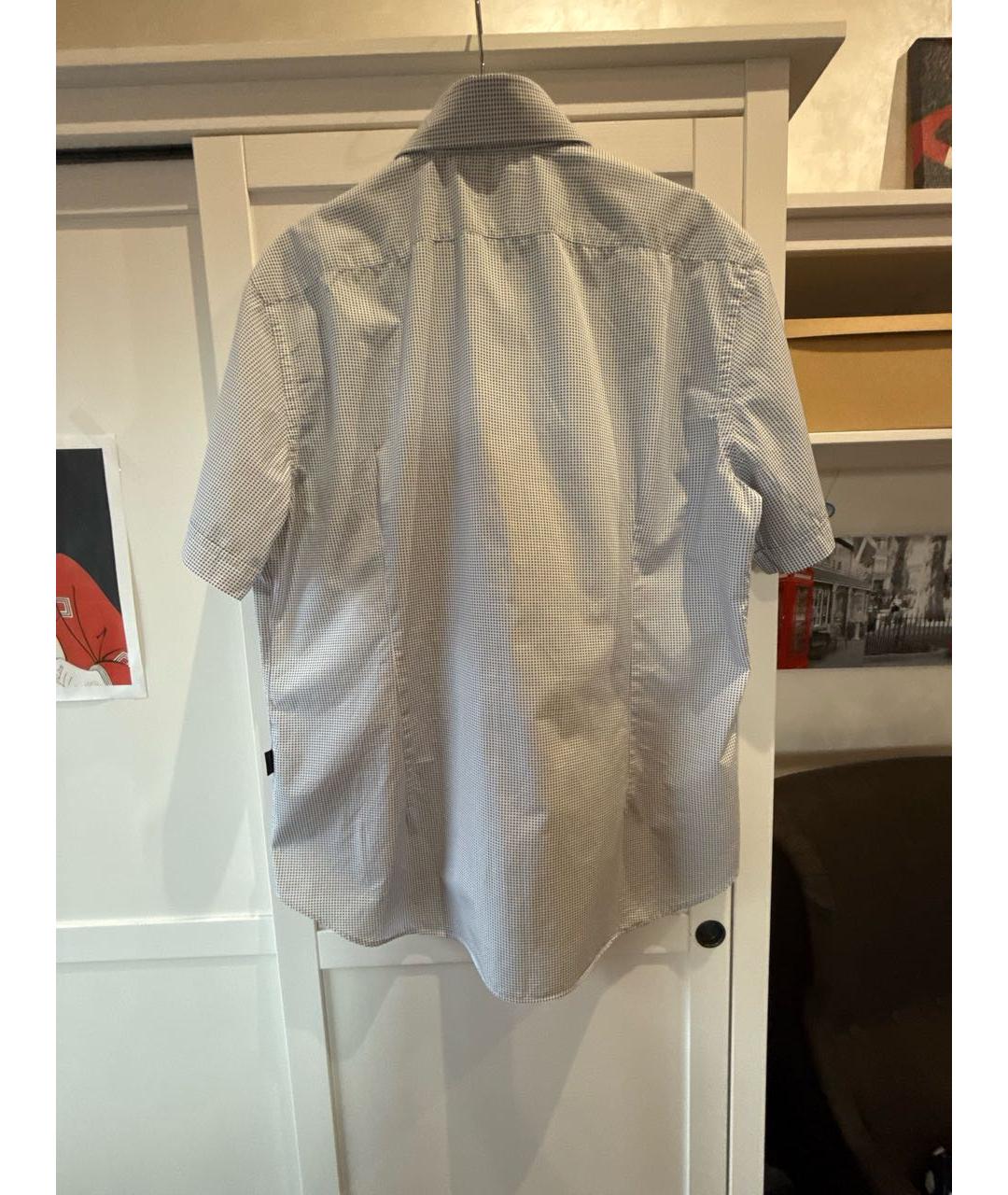 CORNELIANI Серая хлопковая кэжуал рубашка, фото 2