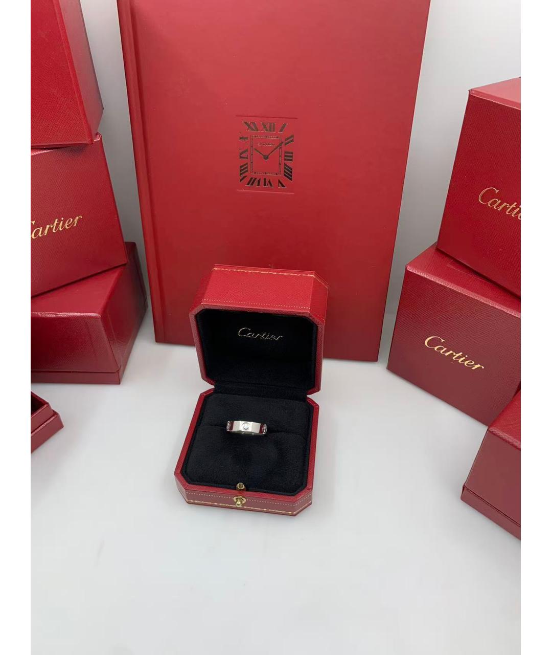 CARTIER Серебряное кольцо из белого золота, фото 4