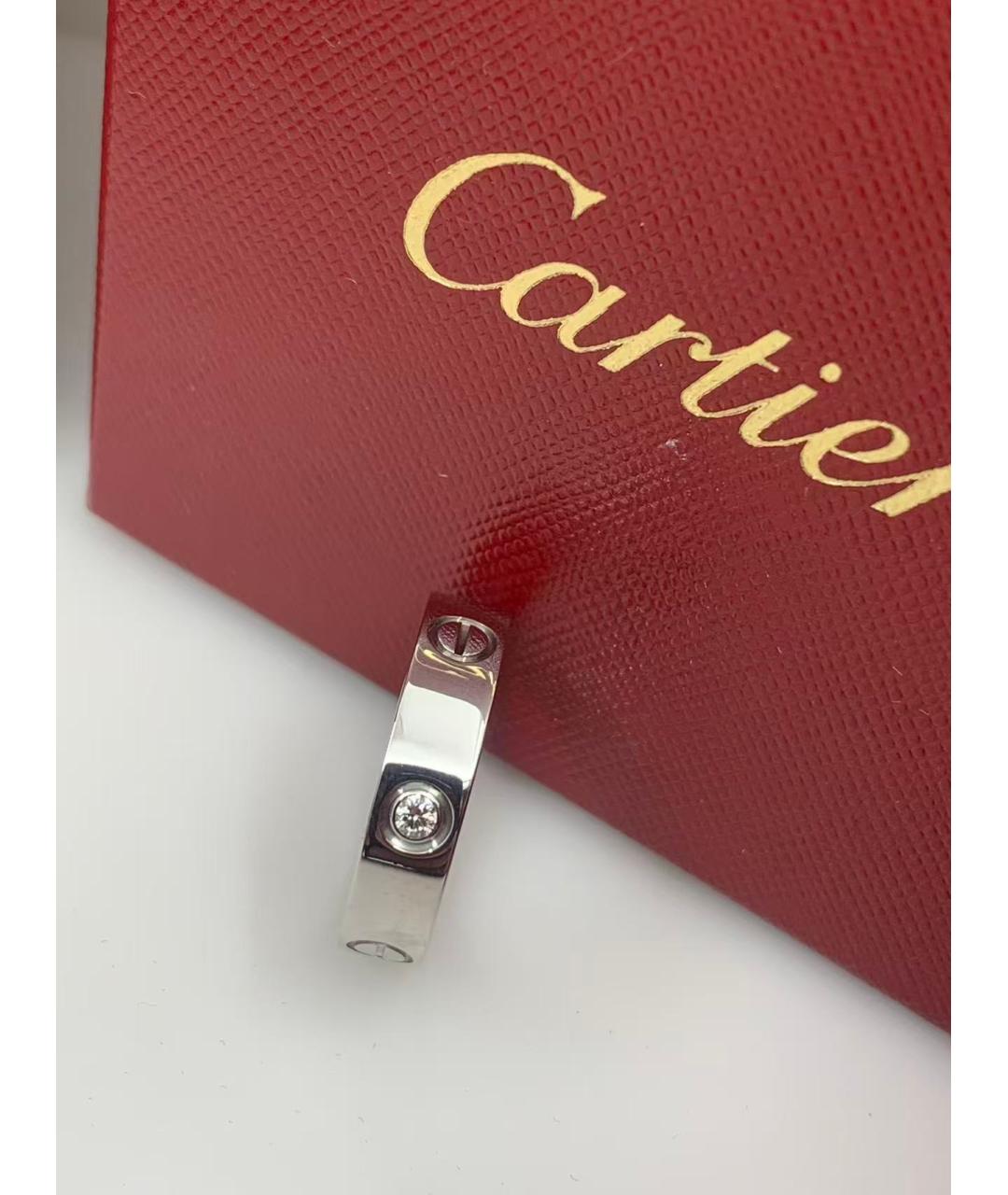 CARTIER Серебряное кольцо из белого золота, фото 3
