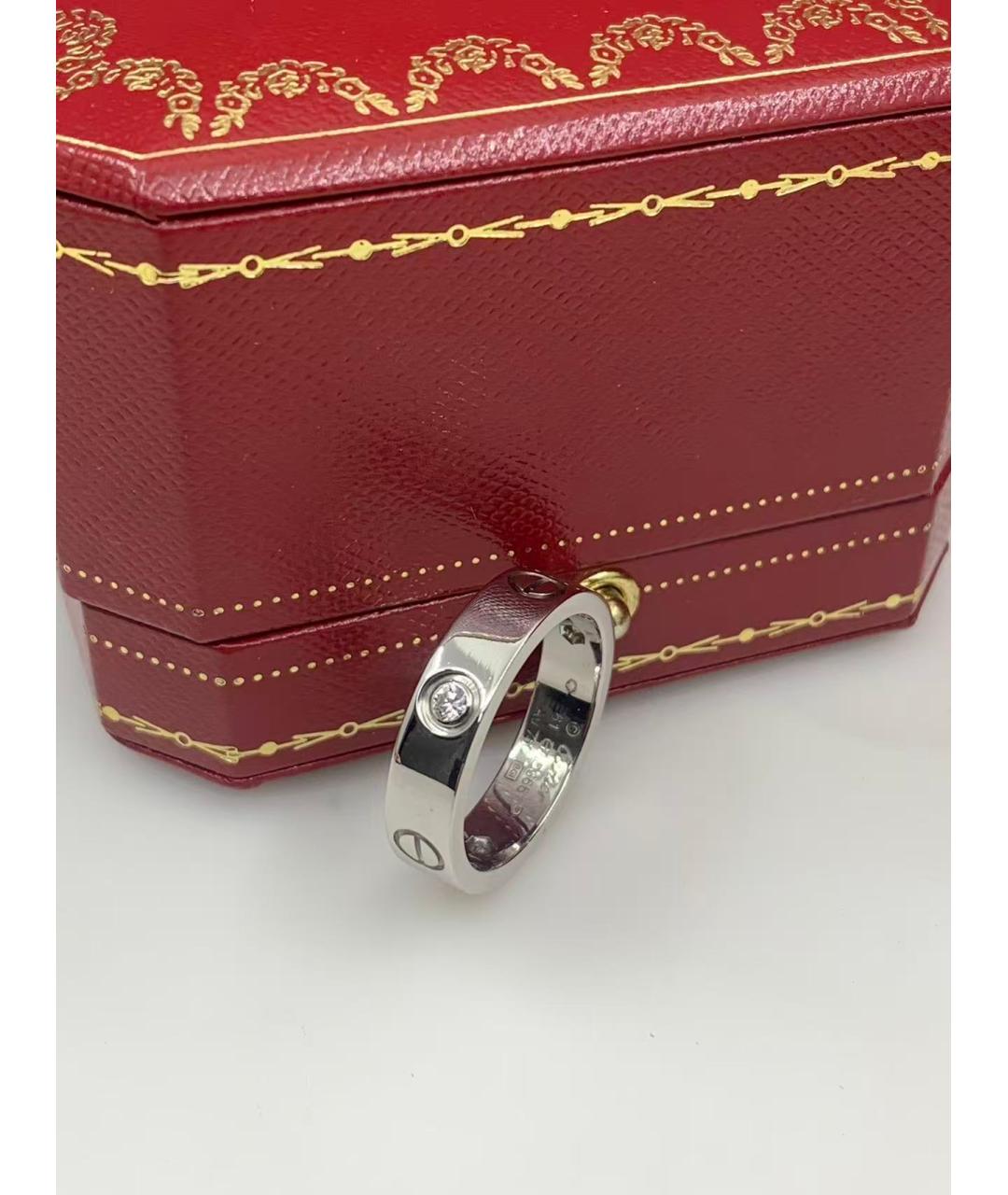 CARTIER Серебряное кольцо из белого золота, фото 2