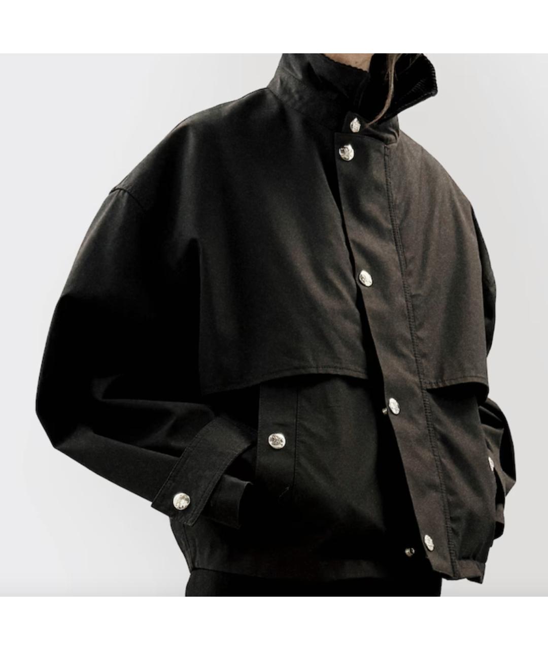 CELINE Черная хлопковая куртка, фото 3