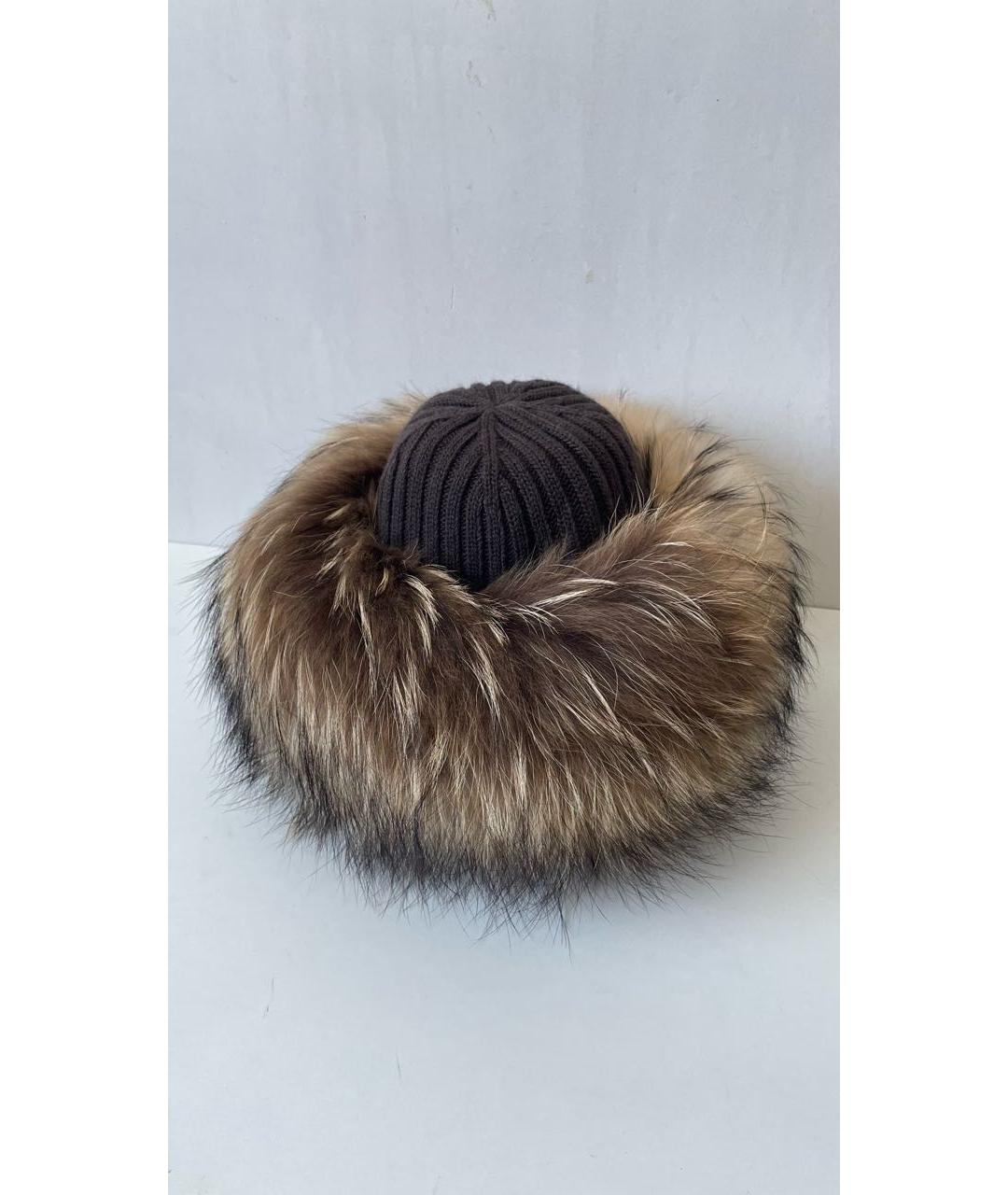 PRADA Коричневая шапка, фото 6