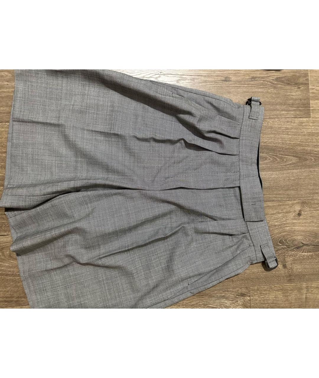 'S MAX MARA Серый шерстяной костюм с брюками, фото 3