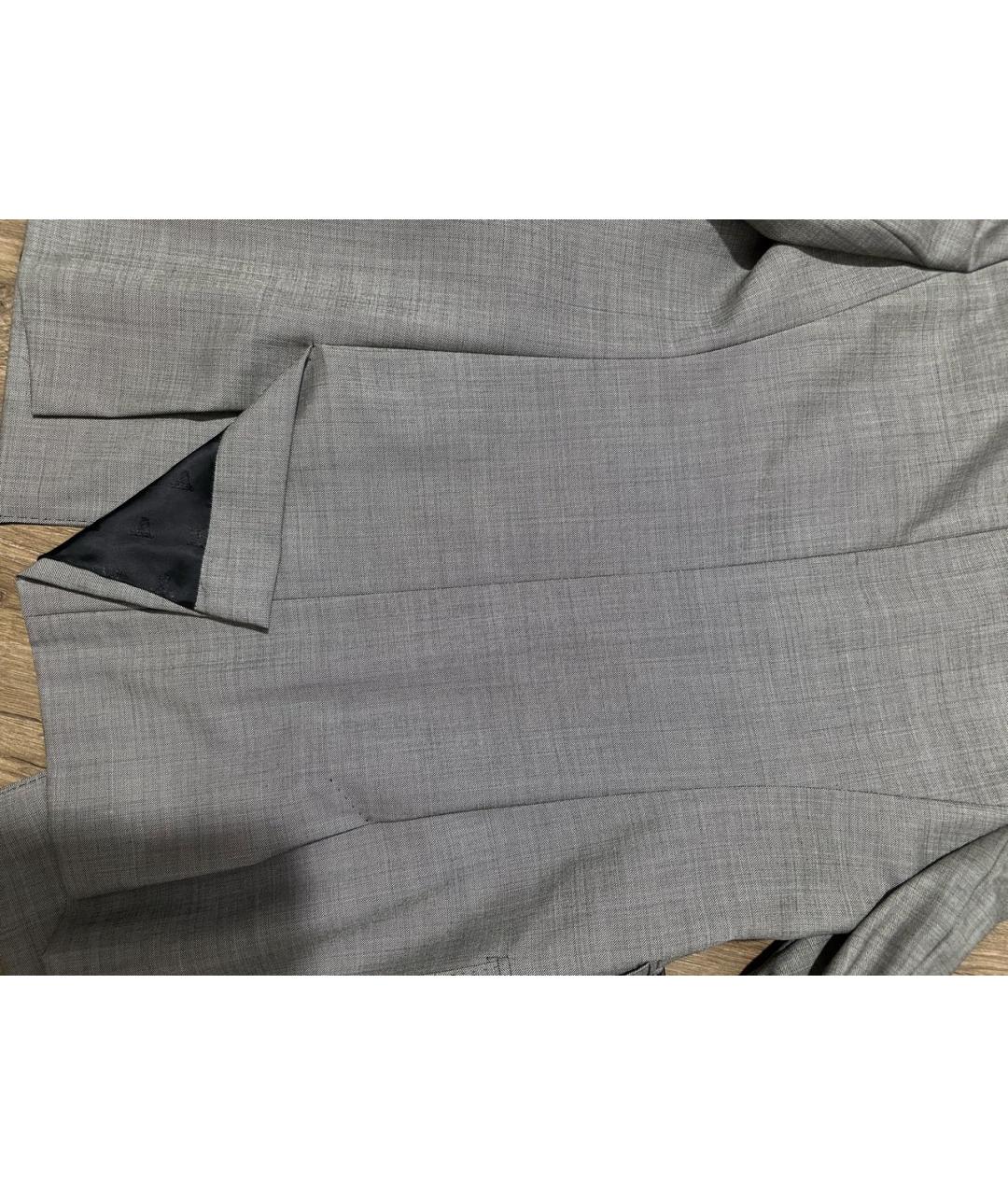 'S MAX MARA Серый шерстяной костюм с брюками, фото 4