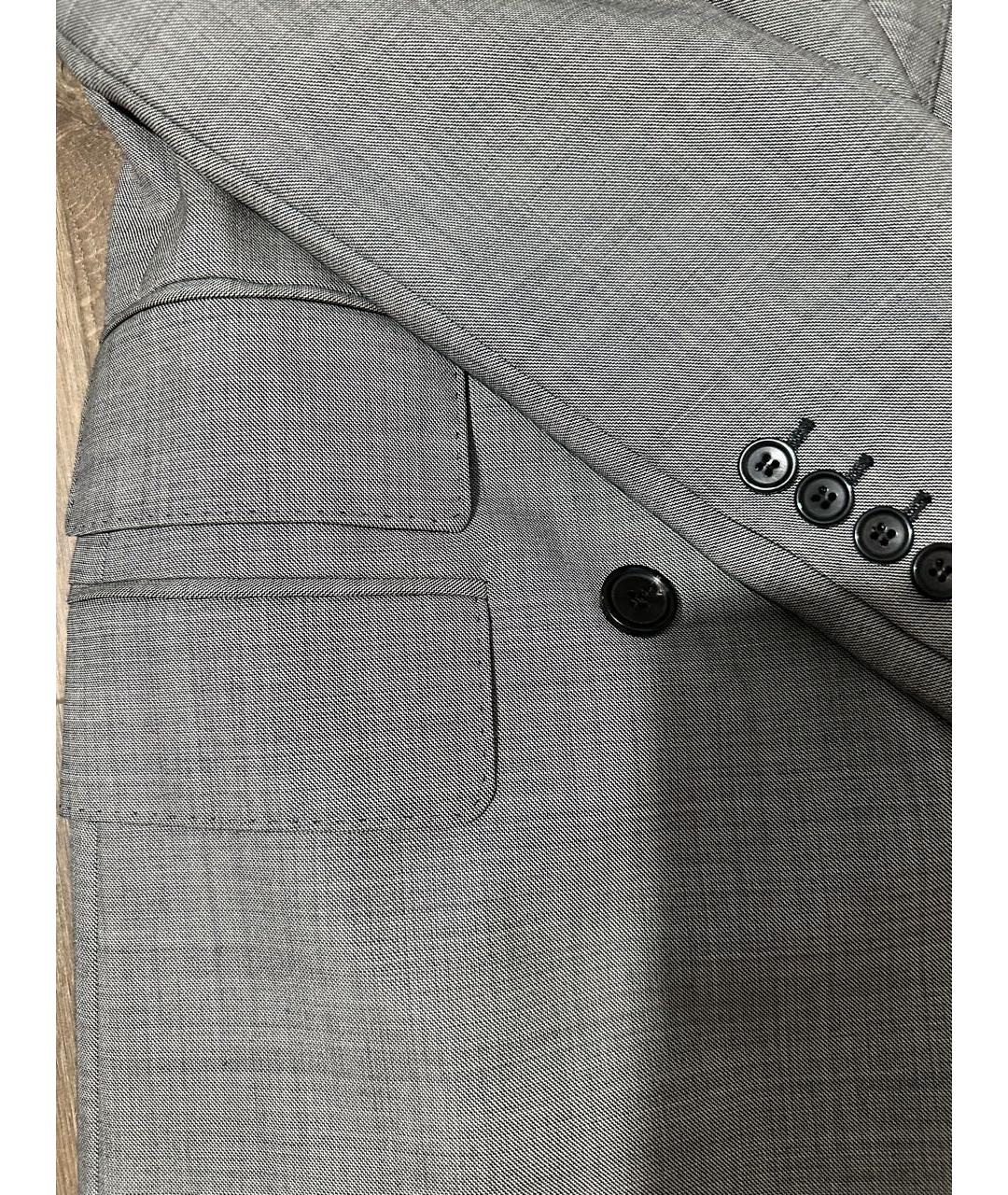 'S MAX MARA Серый шерстяной костюм с брюками, фото 2