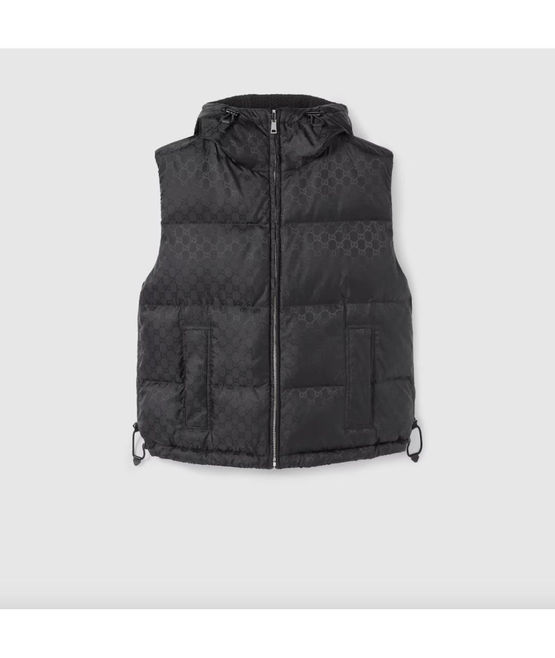 GUCCI Черный шерстяной жилет, фото 2