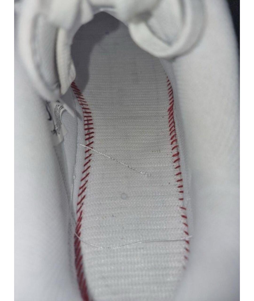 NIKE Белые кожаные низкие кроссовки / кеды, фото 5