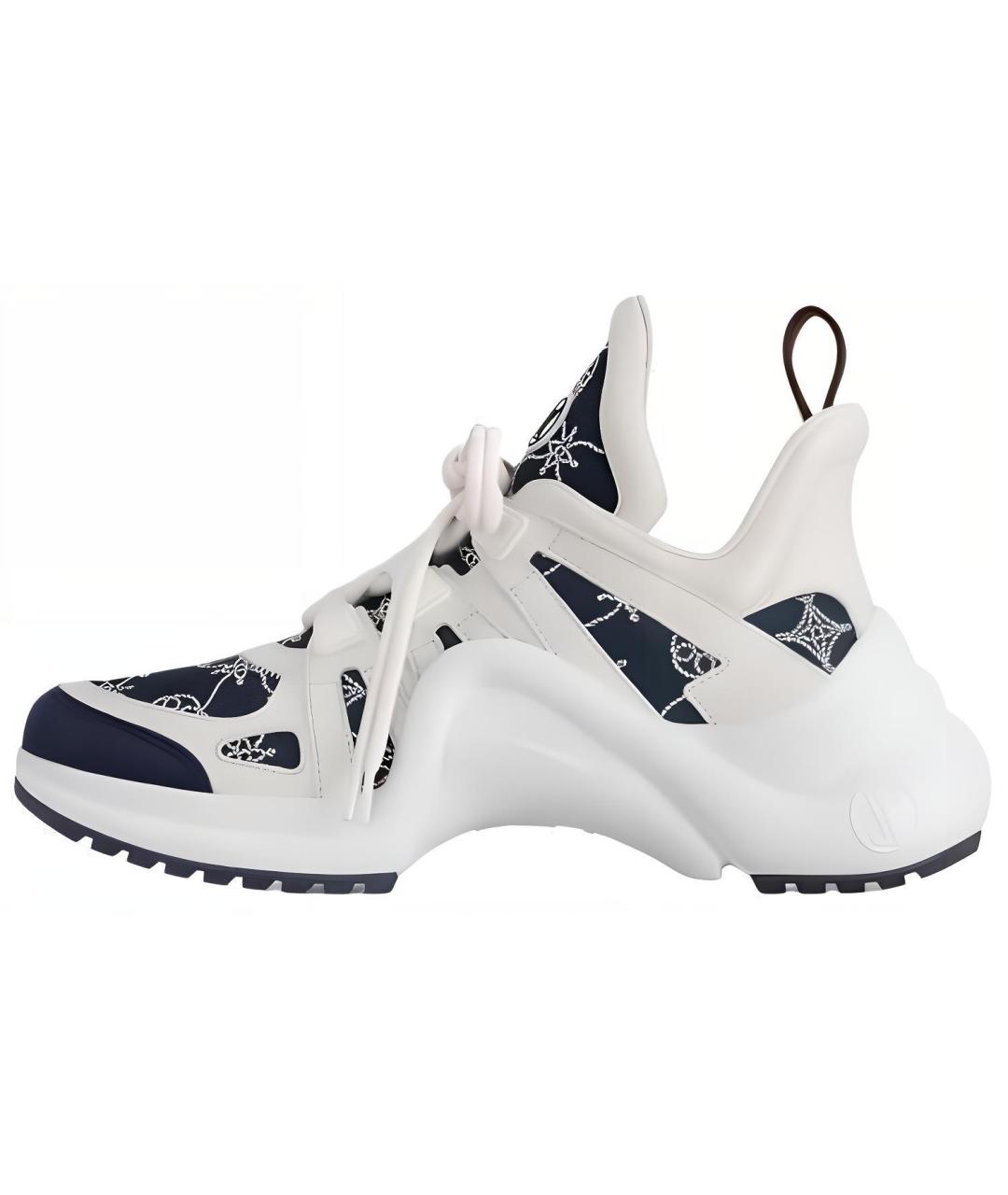 LOUIS VUITTON Белые кроссовки, фото 2