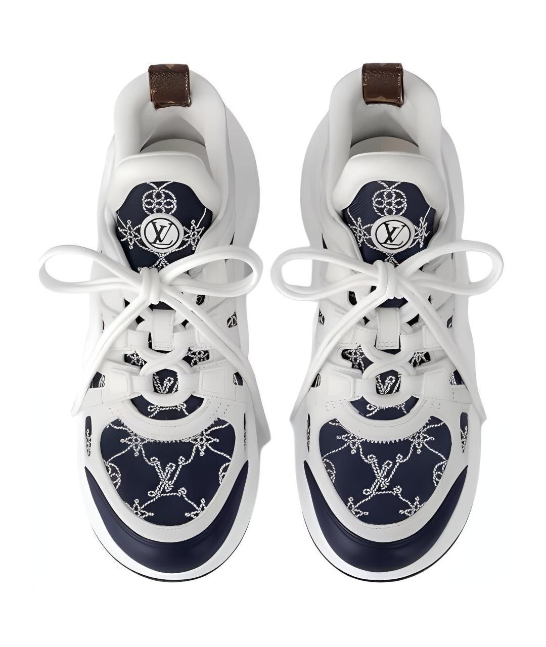LOUIS VUITTON Белые кроссовки, фото 4