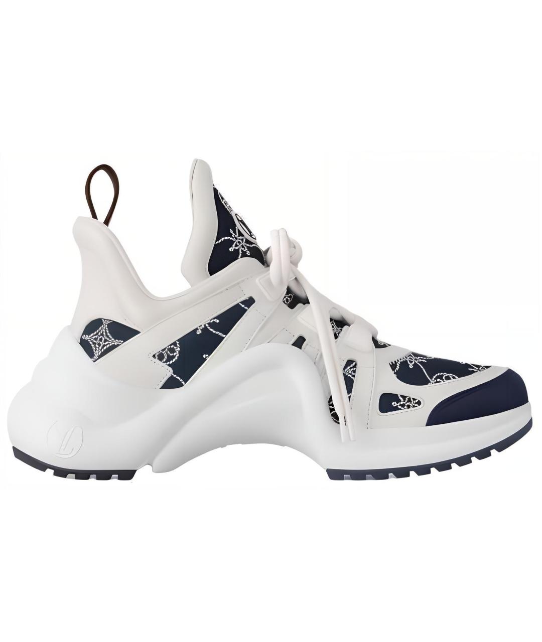 LOUIS VUITTON Белые кроссовки, фото 5